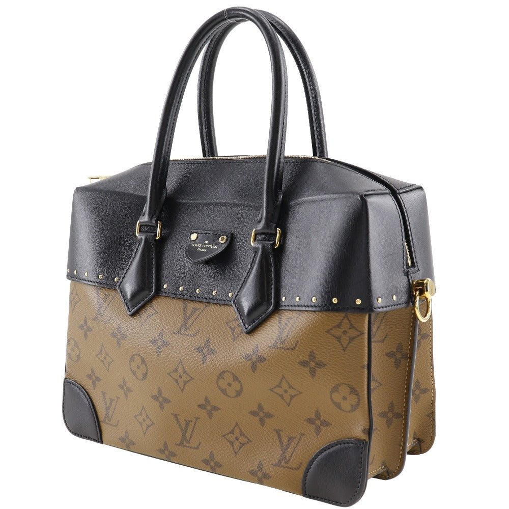 LOUIS VUITTON Handbag M43595 Monogram reverse Black / Brown Citymar Women