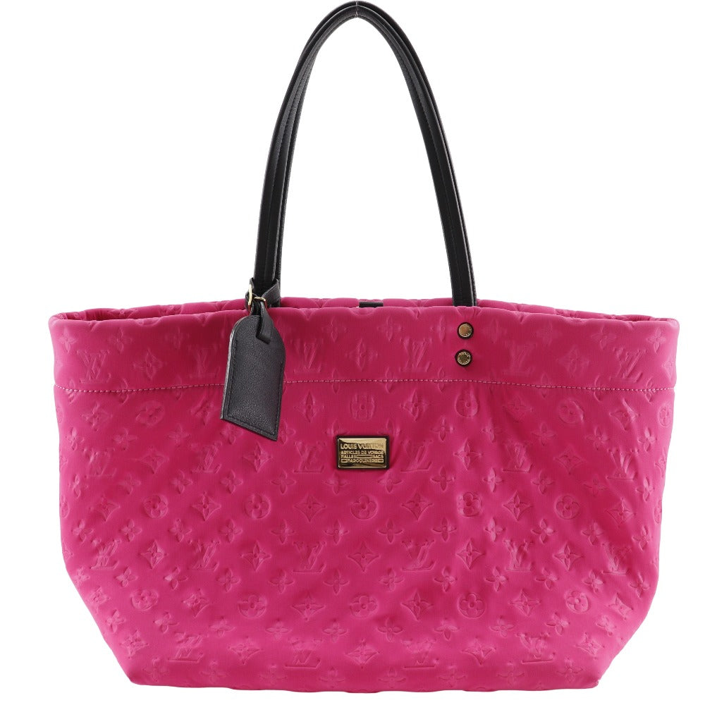 LOUIS VUITTON Tote Bag M92802 microfiber pink 2009 cruise line Scuba MM Women