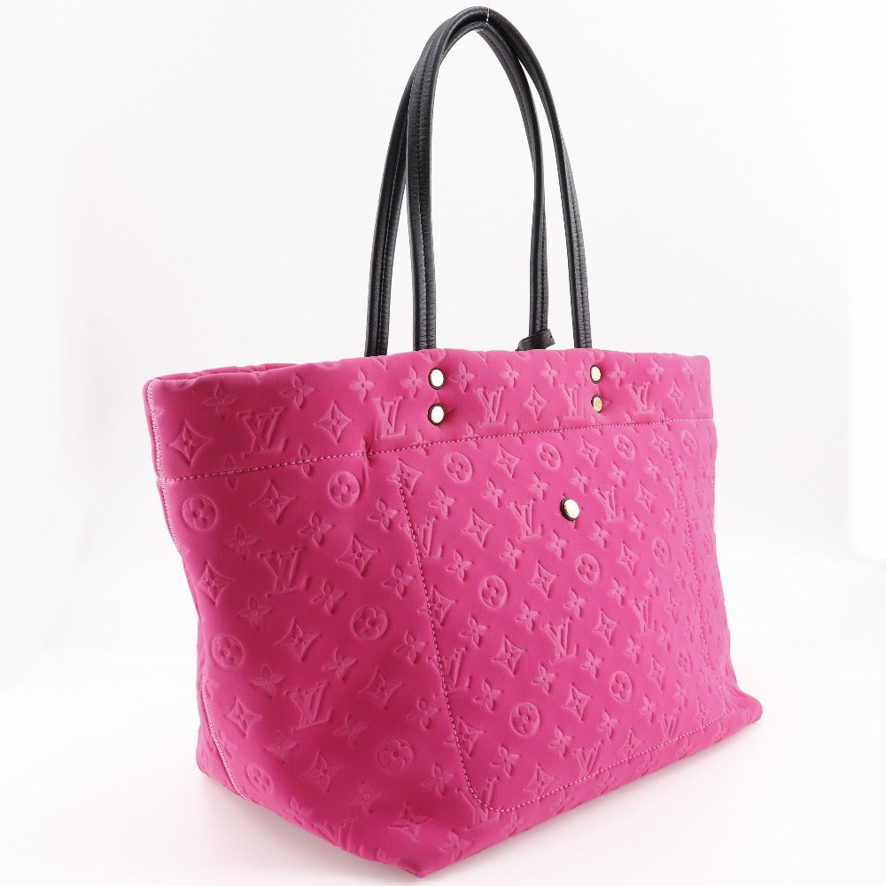 LOUIS VUITTON Tote Bag M92802 microfiber pink 2009 cruise line Scuba MM Women