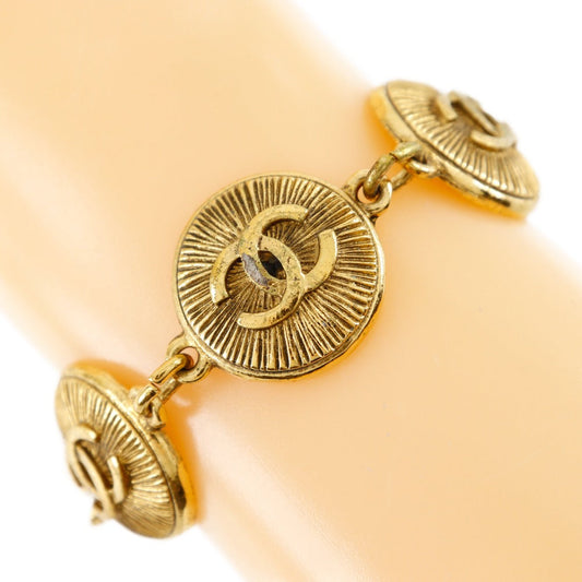 Chanel Coco Mark Gold Plated Bracelet