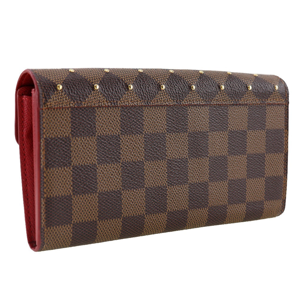 Louis Vuitton Louis Vuitton Damier Canvas Sarah Wallet Canvas Long Wallet MI3178 in Great Condition