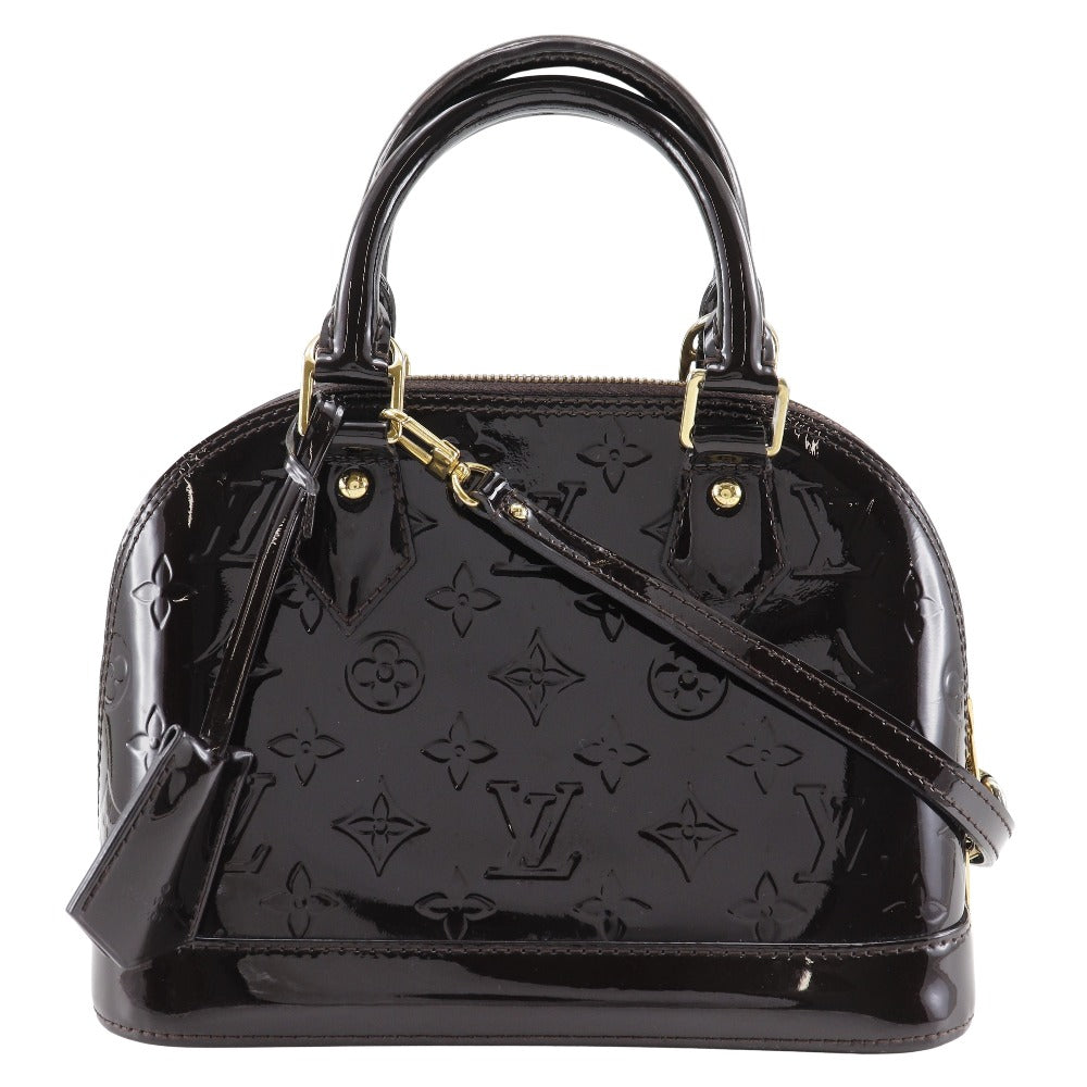 Louis Vuitton Alma BB Monogram Vernis Handbag
