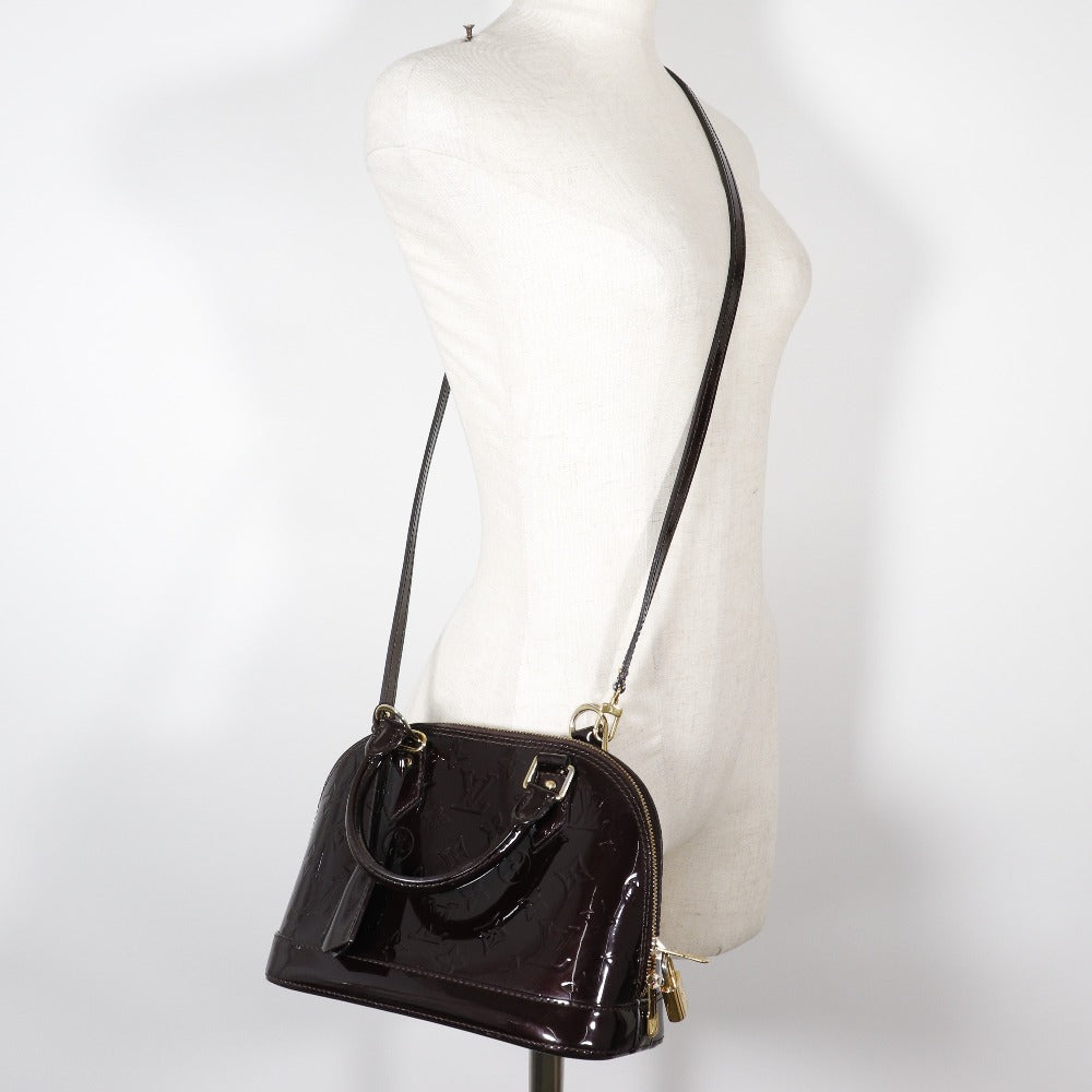 Louis Vuitton Alma BB Monogram Vernis Handbag