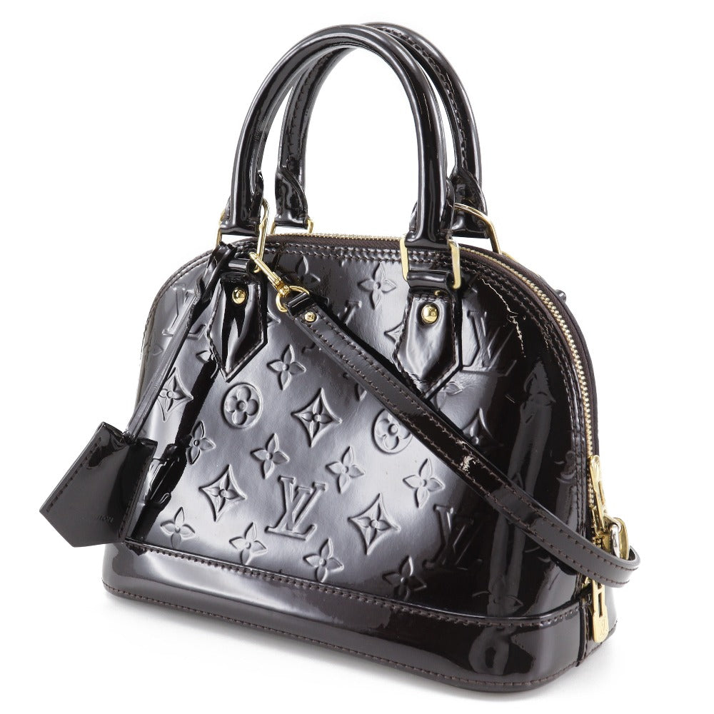 Louis Vuitton Alma BB Monogram Vernis Handbag