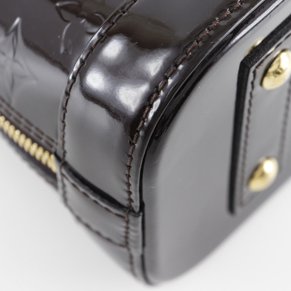 Louis Vuitton Alma BB Monogram Vernis Handbag