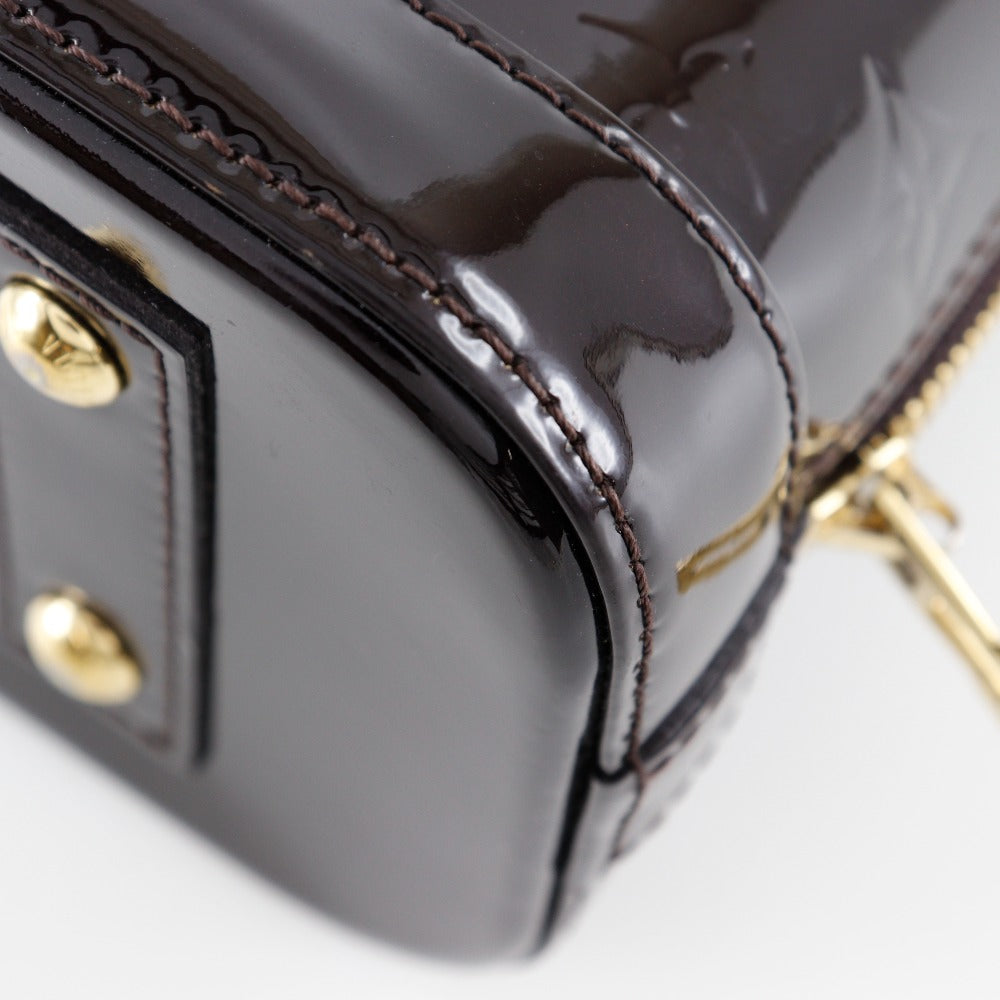 Louis Vuitton Alma BB Monogram Vernis Handbag
