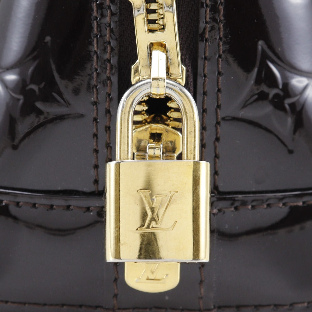 Louis Vuitton Alma BB Monogram Vernis Handbag