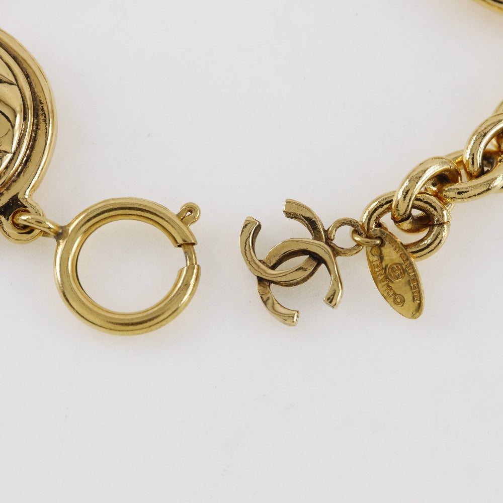Chanel Gold Plated Coco Mark Bracelet