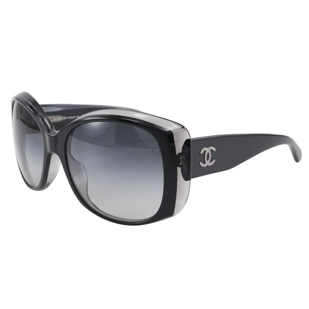 Chanel Coco Mark Gradient Sunglasses Black