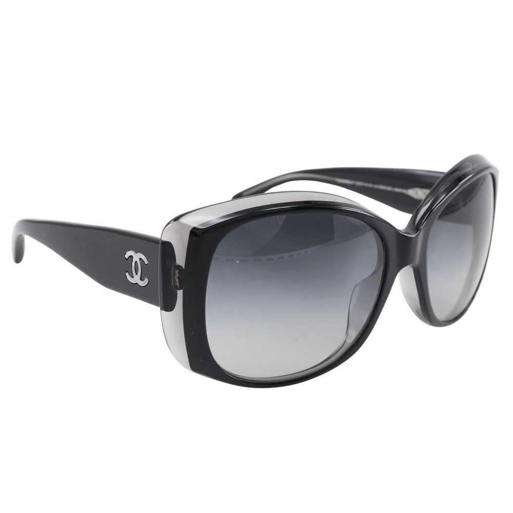 Chanel Coco Mark Gradient Sunglasses Black