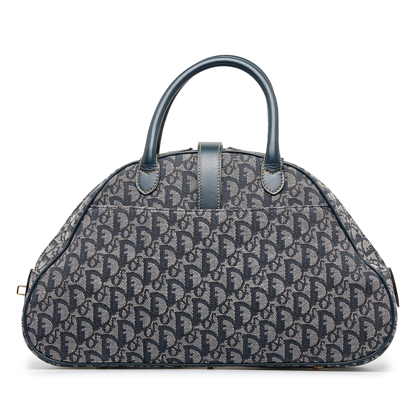 Luxury DiorOblique Double Saddle Bowler Handbag