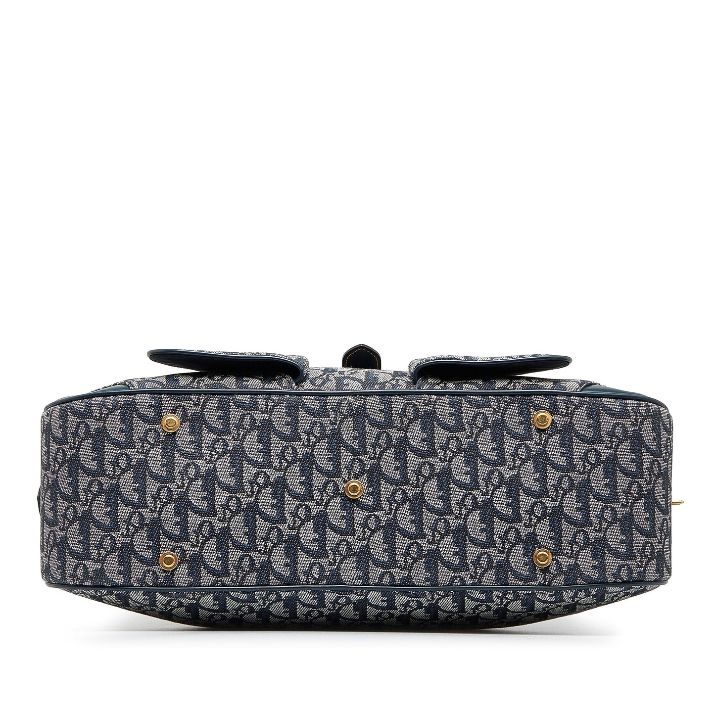 Luxury DiorOblique Double Saddle Bowler Handbag