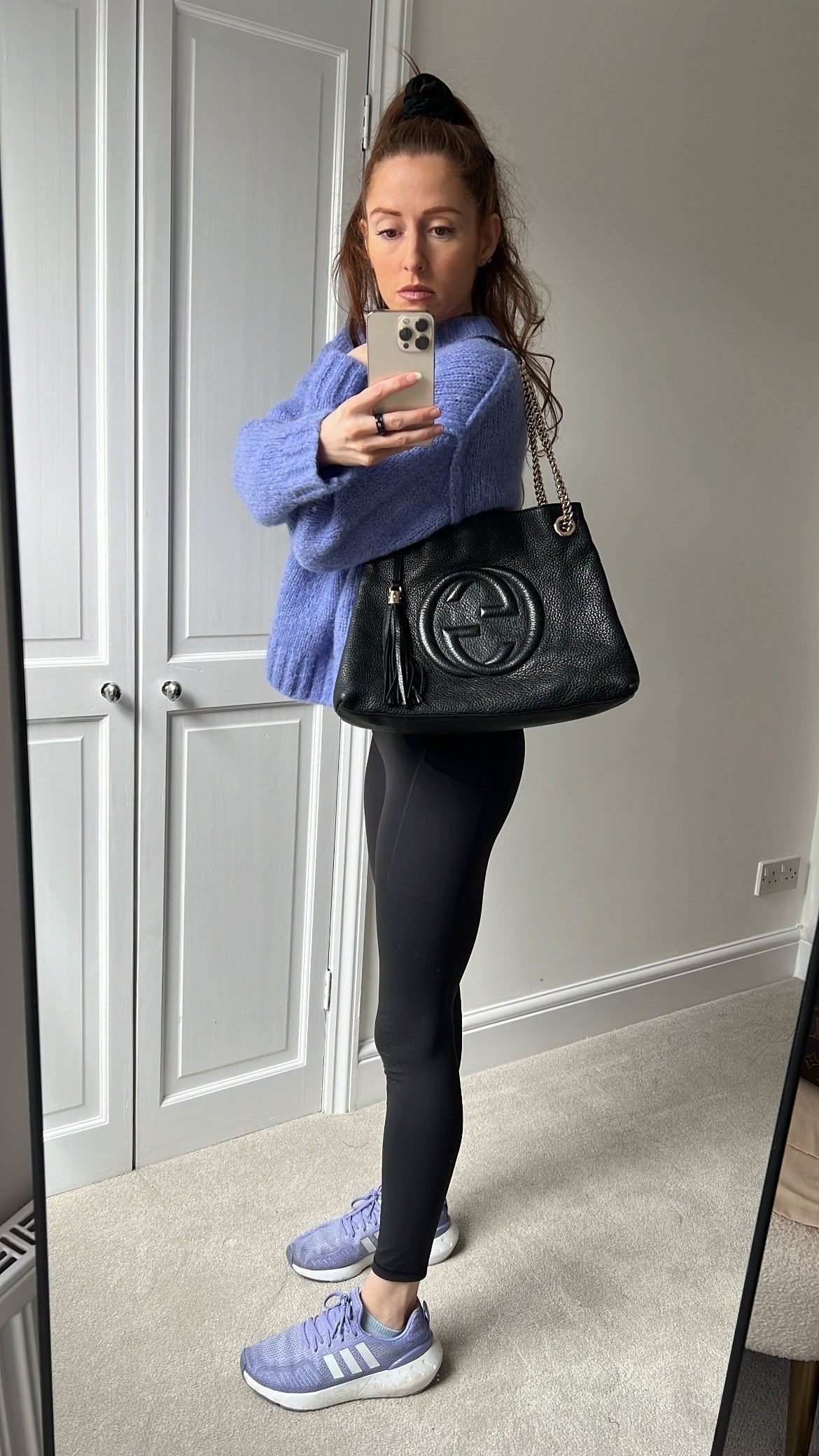 Luxury Gucci Trending 2025 Brown Soho Chain Tote