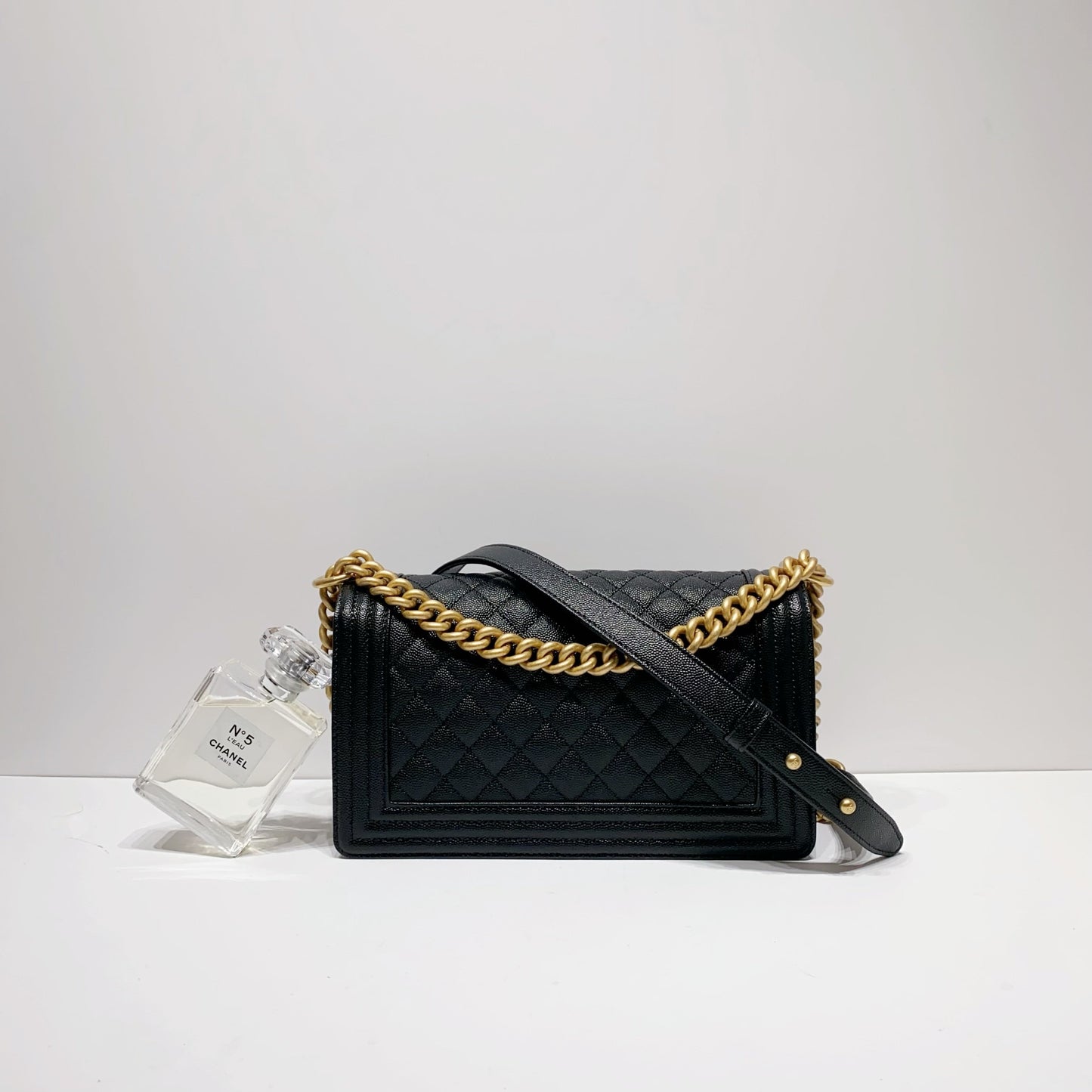 No.4136-Chanel Caviar Boy 25cm (Brand New / 全新貨品)