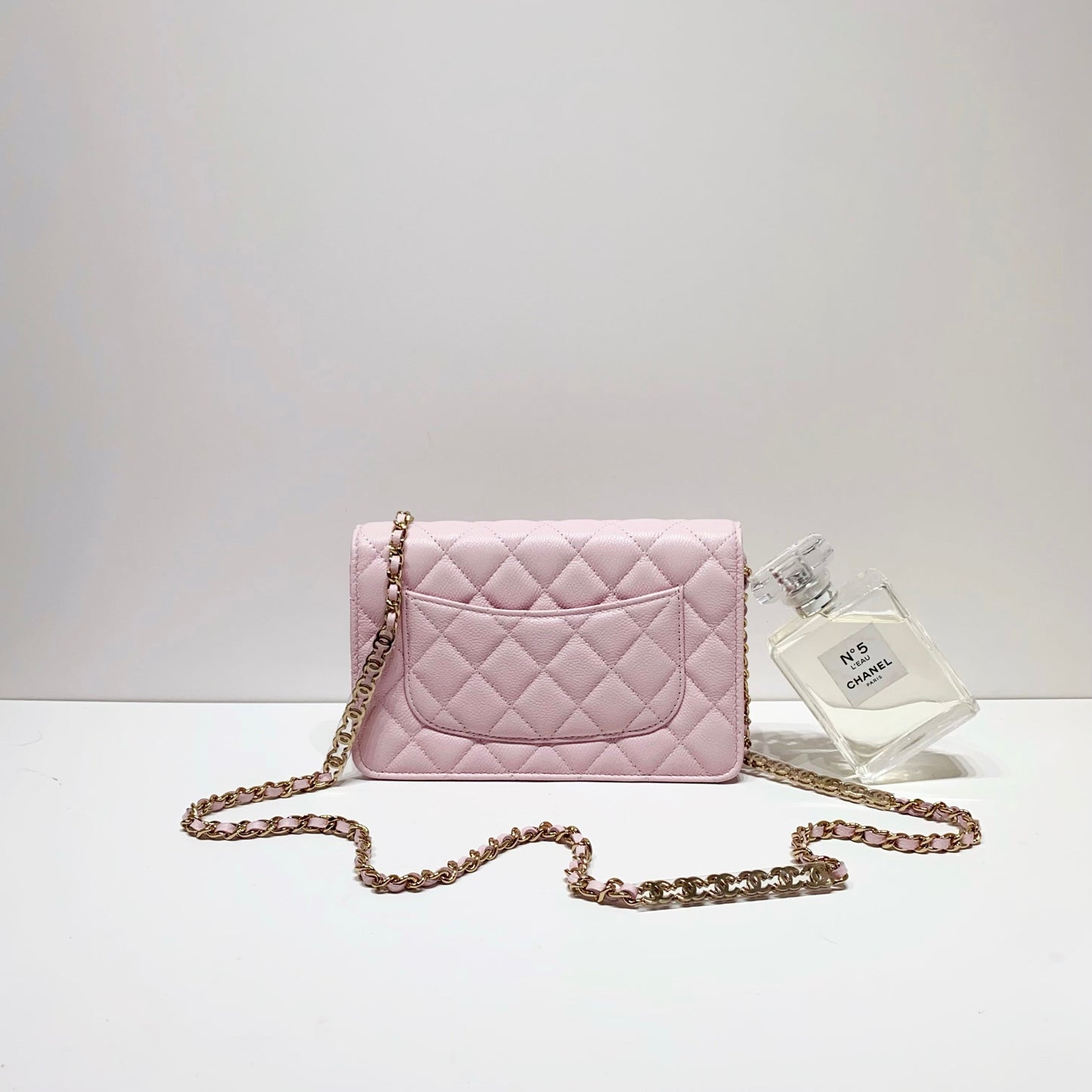 No.4132-Chanel Caviar Tiny CC Wallet On Chain (Unused / 未使用品)