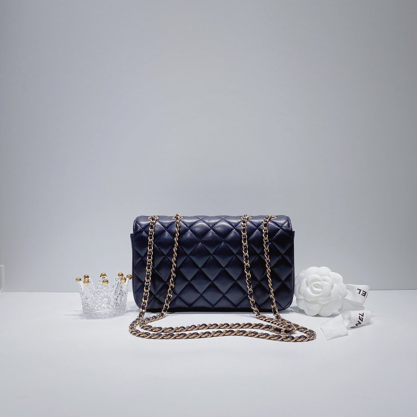 No.3502-Chanel Lambskin Small CC Chic Flap Bag