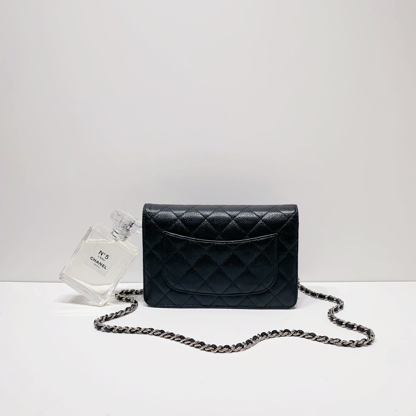 No.4137-Chanel Caviar Timeless Classic Wallet On Chain