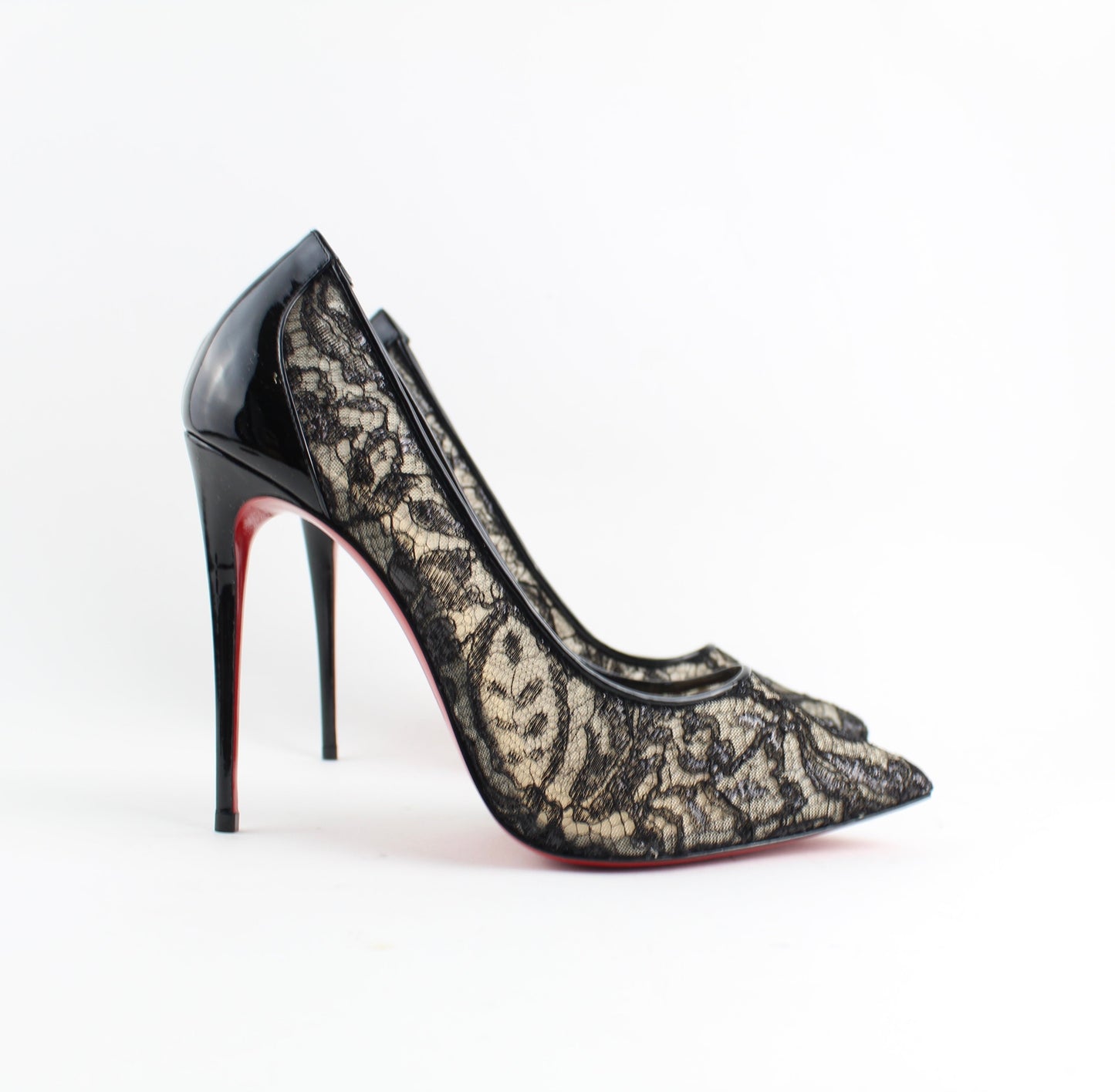 CHRISTIAN LOUBOUTIN FOLLIES LACE 100 MM SIZE 40