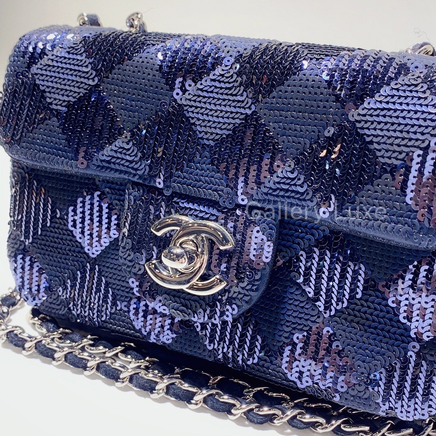 No.001162-2-Chanel Sequin Mini Flap Bag