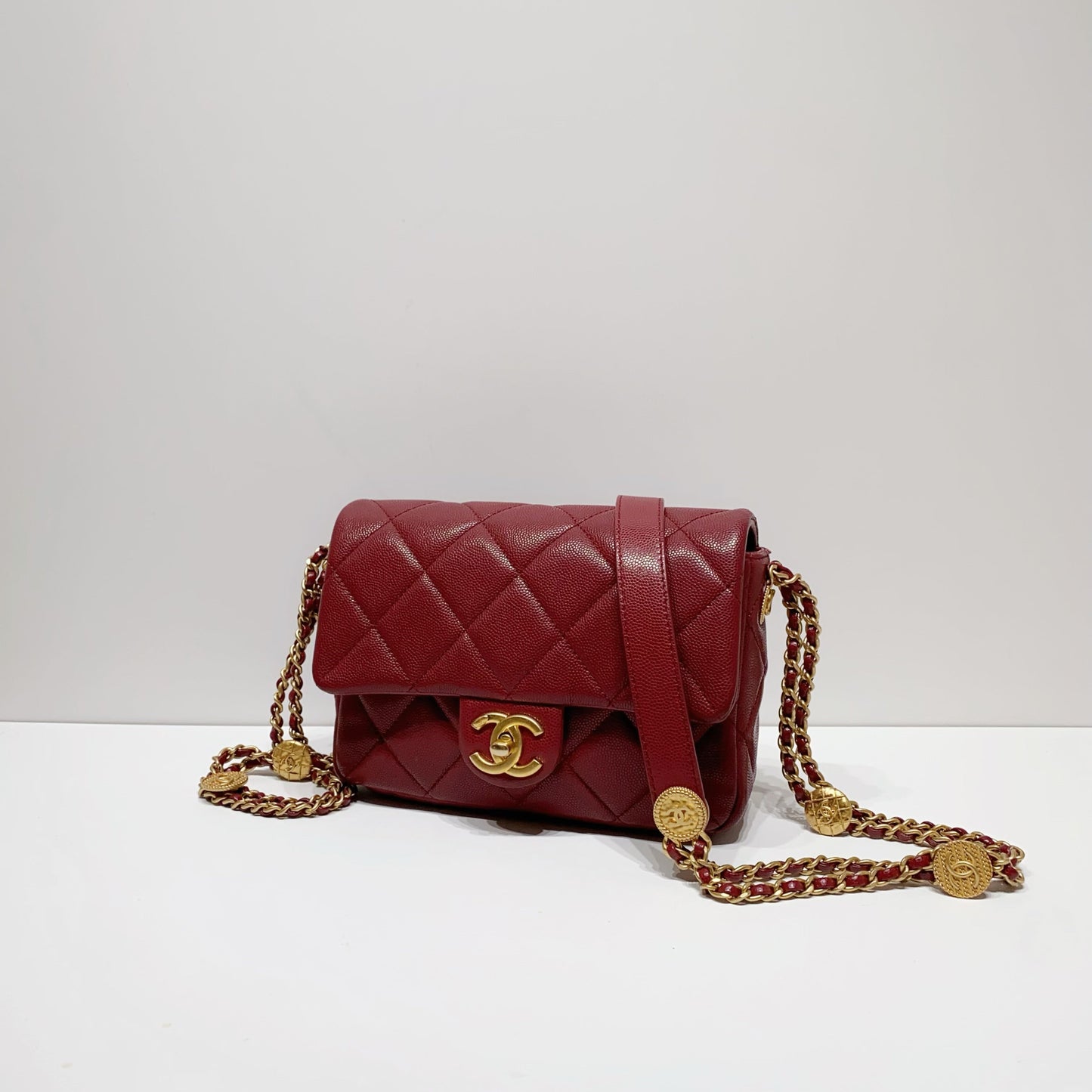 No.4146-Chanel Large Twist Your Button Flap Bag
