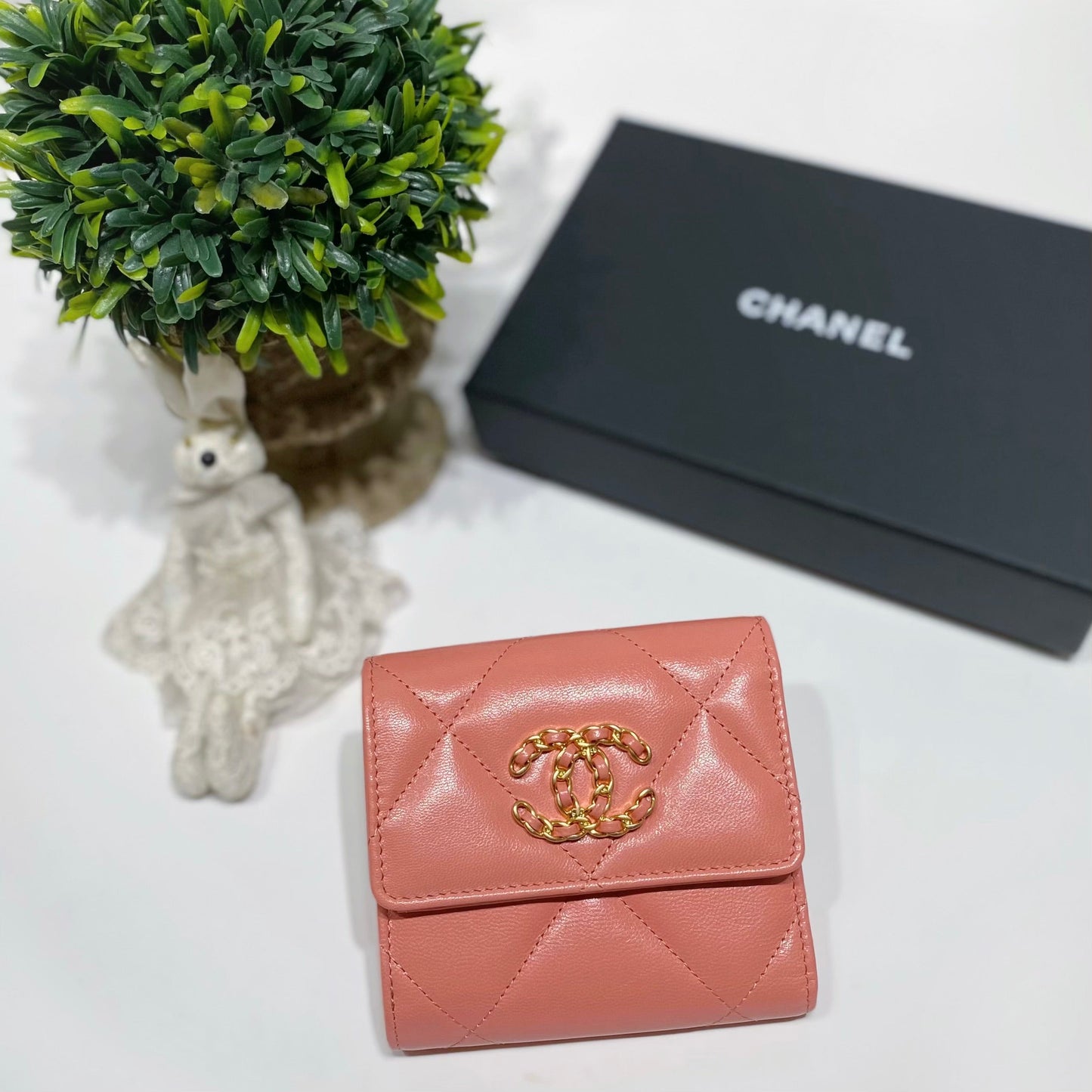 No.4148-Chanel 19 Small Wallet