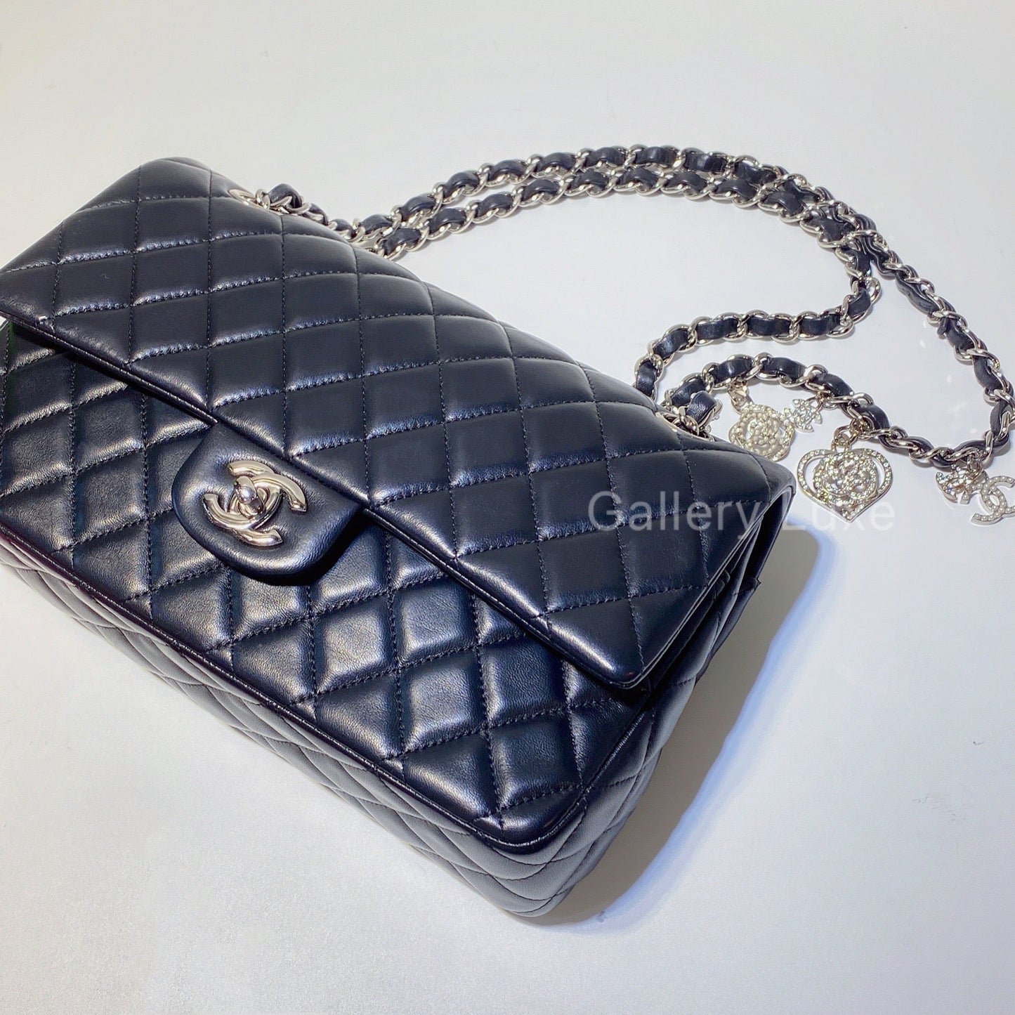 No.2907-Chanel Lambskin Valentine Flap Bag