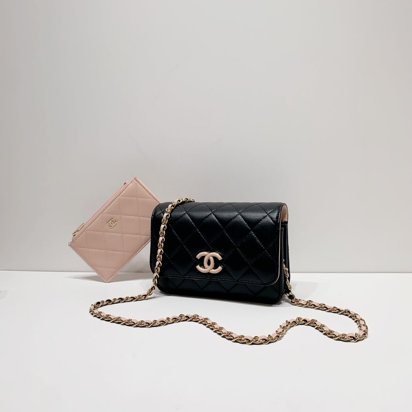No.4168-Chanel Sunset Boulevard Clutch With Chain