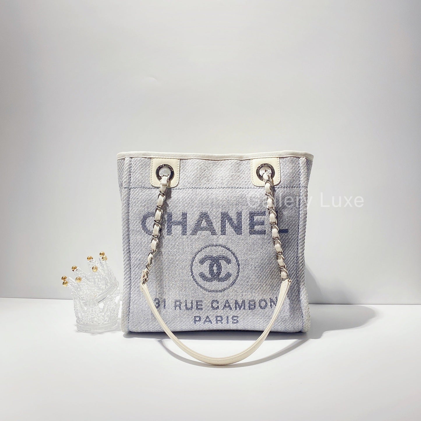 No.2498-Chanel Small Deauville Tote Bag
