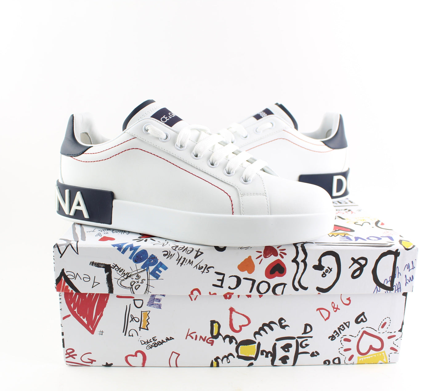 DOLCE & GABBANA PORTOFINO SNEAKERS SIZE 39