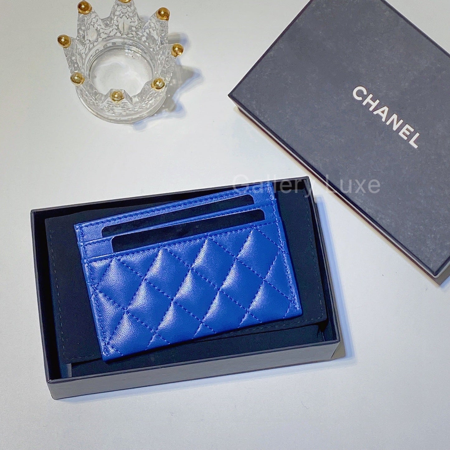 No.2807-Chanel Lambskin Boy Card Holder (Unused / 未使用品)
