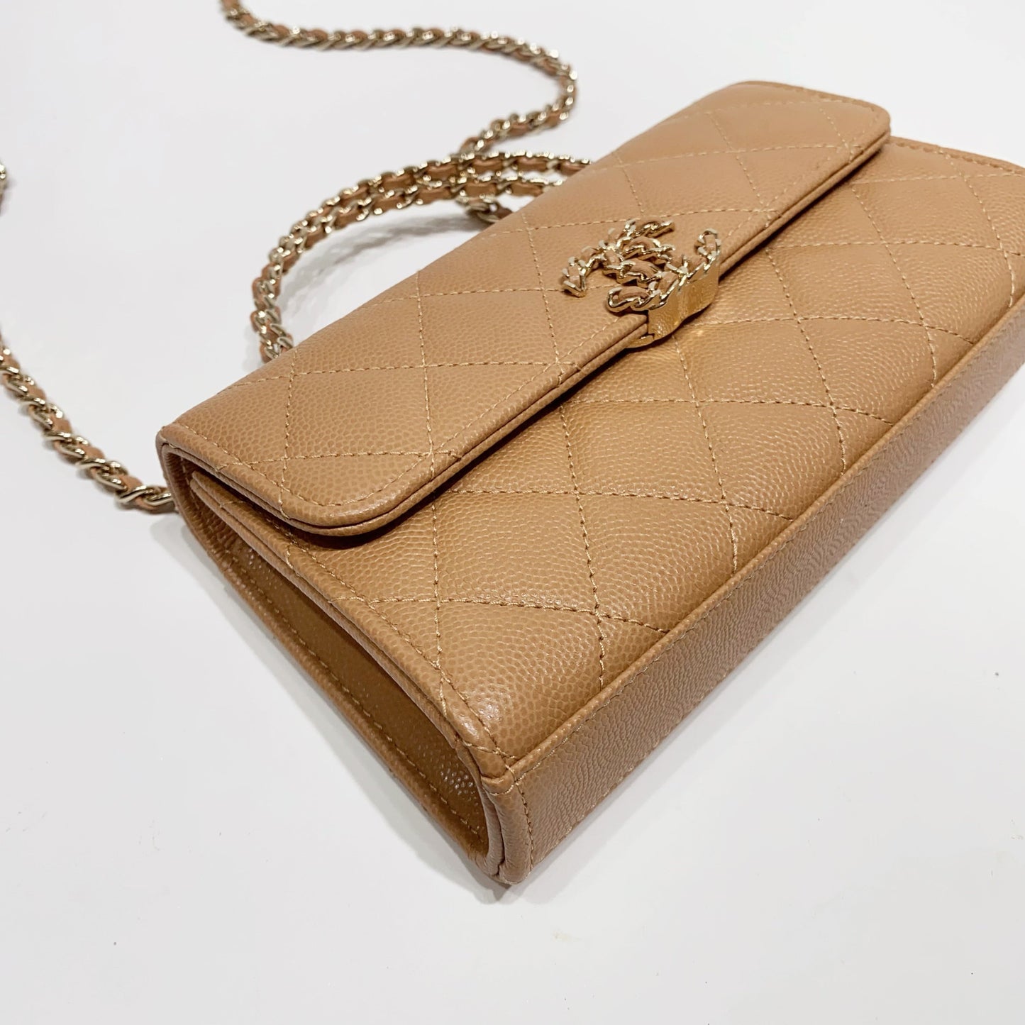 No.4181-Chanel Chain Match Top Handle Clutch With Chain (Brand New / 全新貨品)