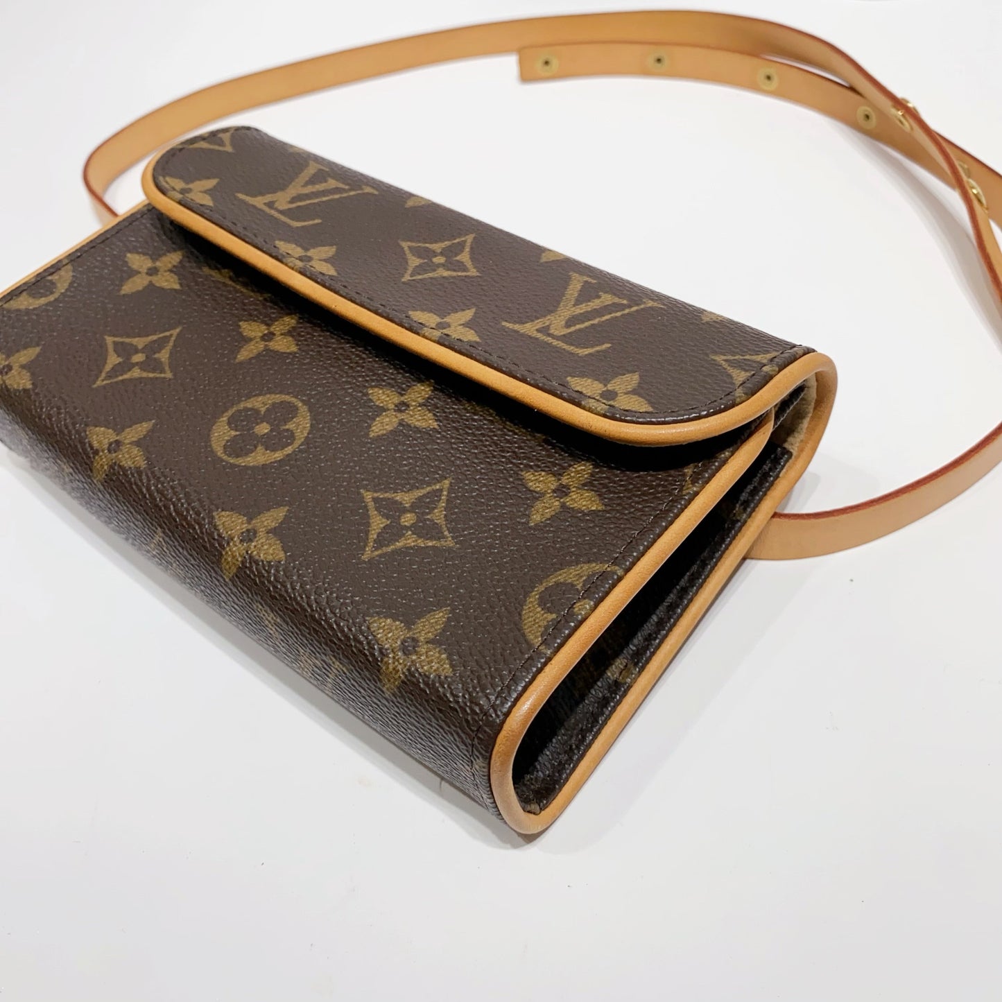 No.4184-Louis Vuitton Monogram Pochette Florentine Belt Bag