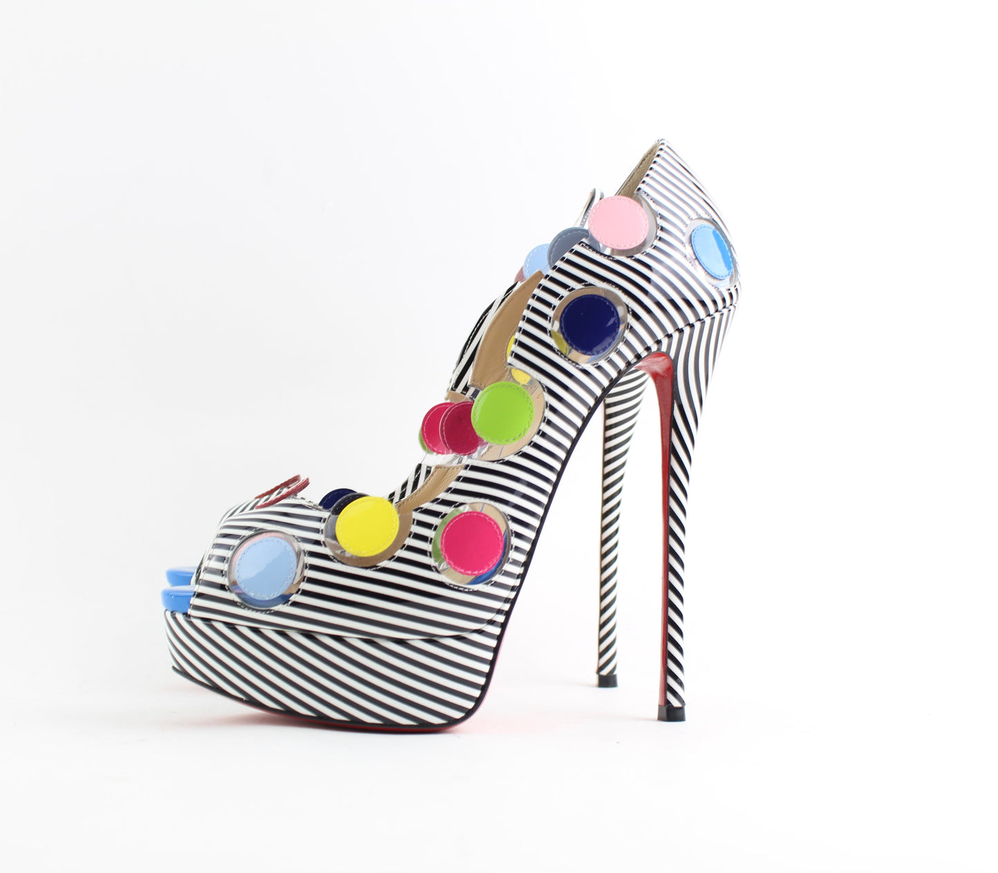 CHRISTIAN LOUBOUTIN LADY BUG 150mm SIZE 38
