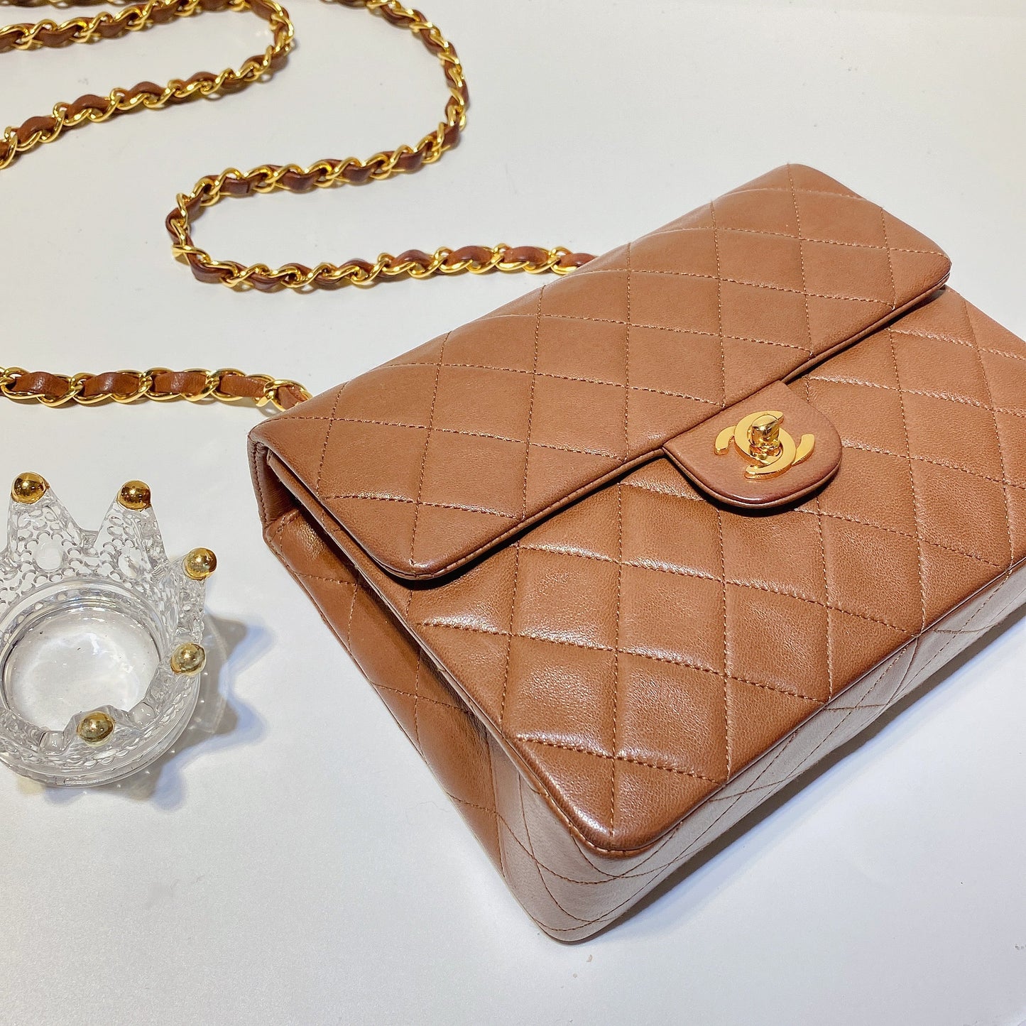 No.2816-Chanel Vintage Lambskin Classic Mini 20cm