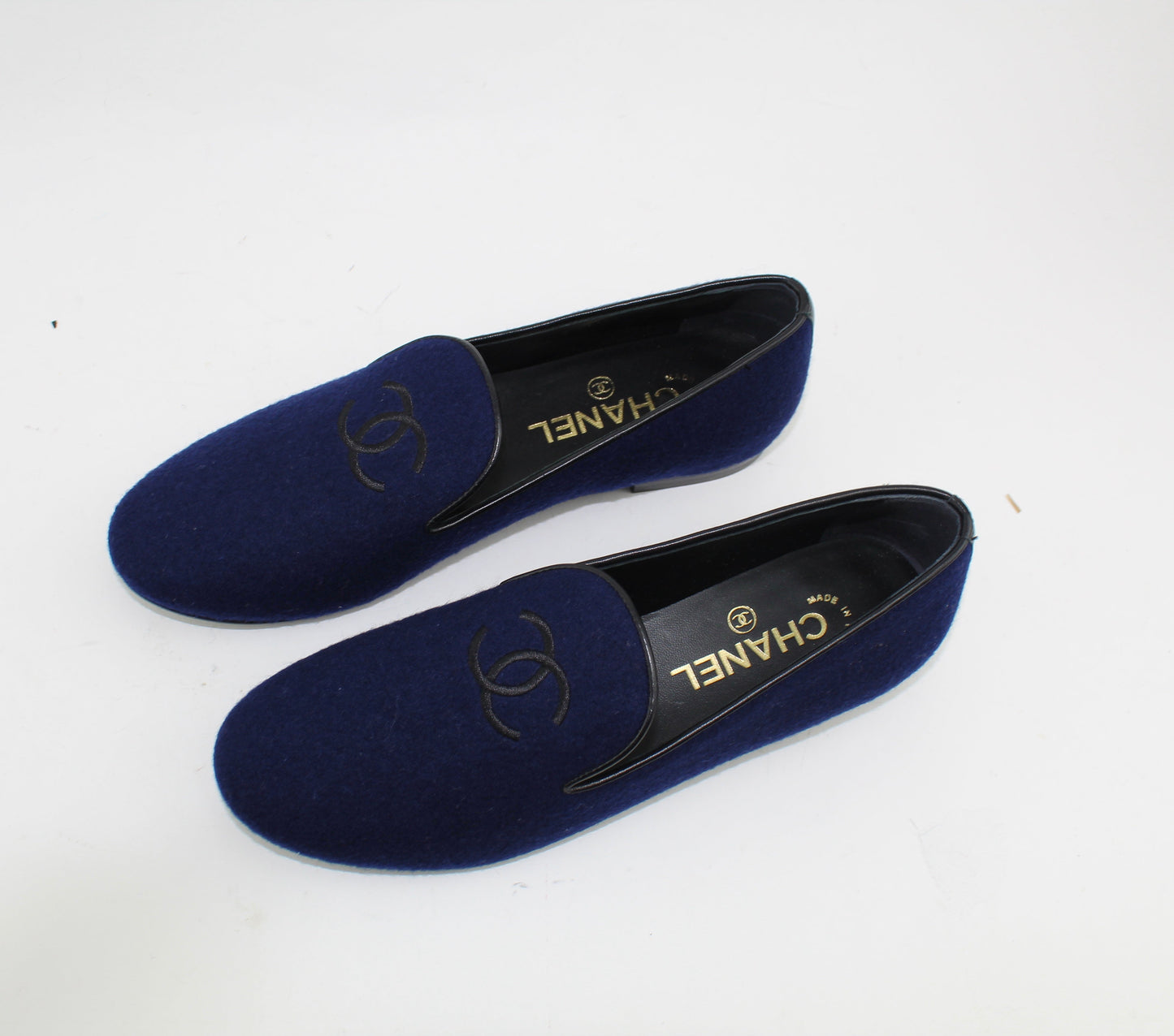 CHANEL MOCASSIN LOAFERS SIZE 37