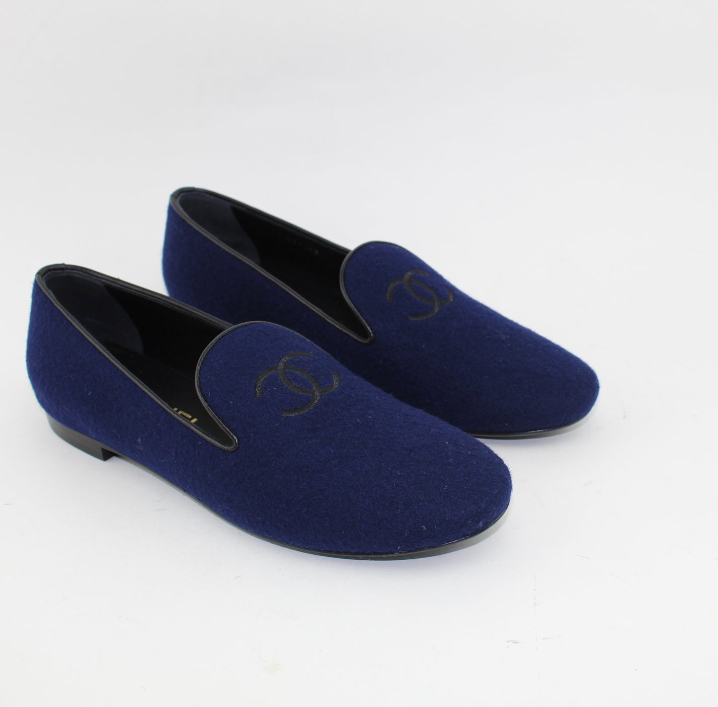 CHANEL MOCASSIN LOAFERS SIZE 37