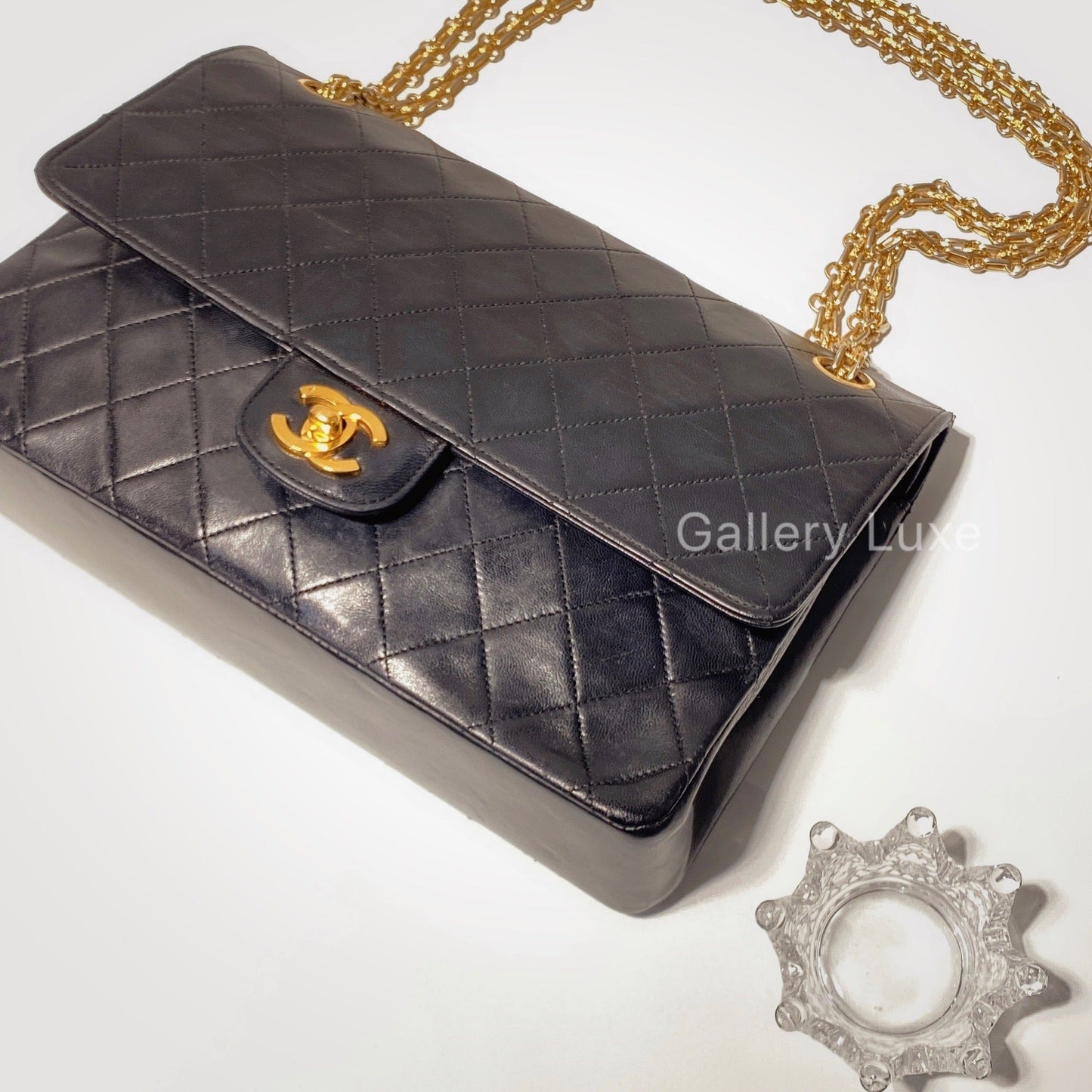 No.2500-Chanel Vintage Lambskin Classic Flap Bag