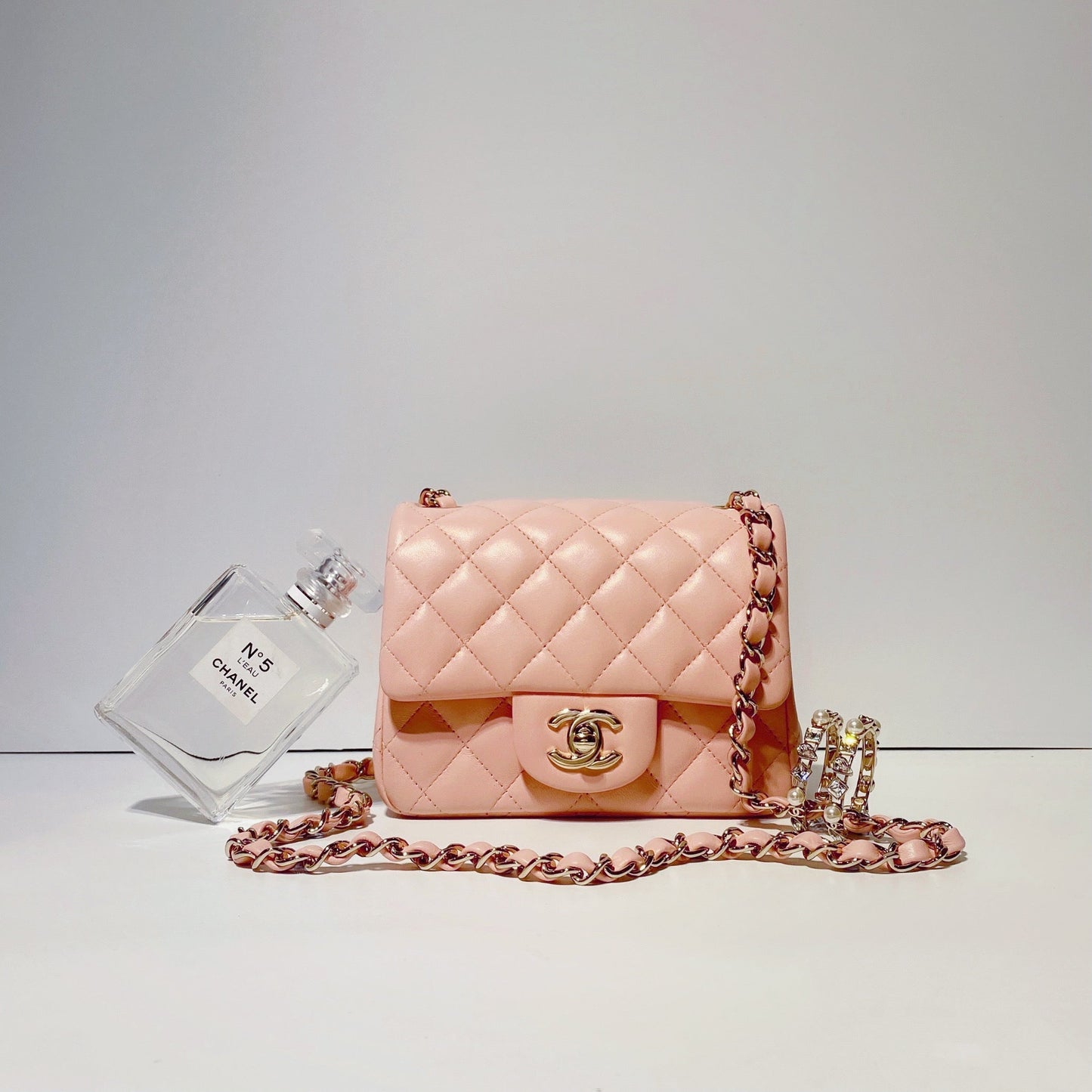 No.3412-Chanel Lambskin Classic Flap Mini 17cm (Brand New /全新)
