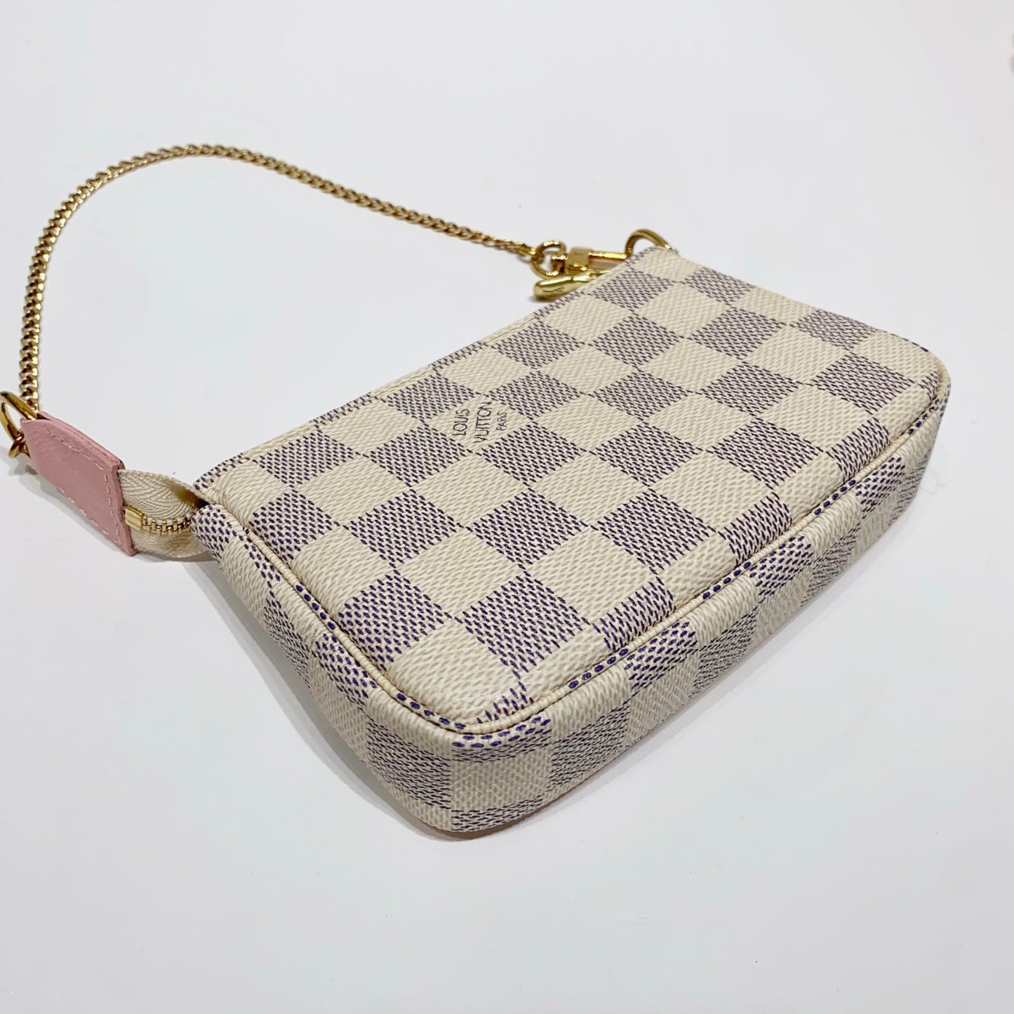 No.4210-Louis Vuitton Christmas Animation Pochette Damier Azur Mini