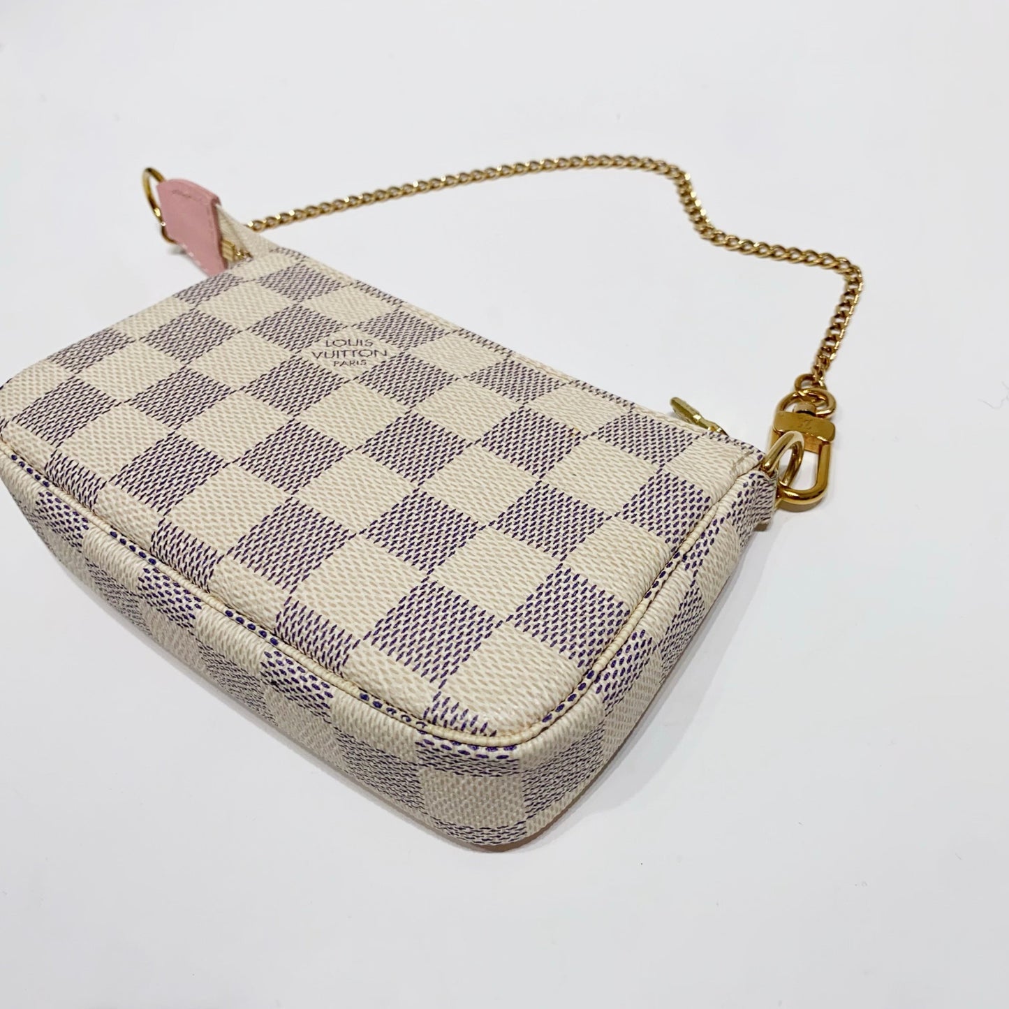 No.4210-Louis Vuitton Christmas Animation Pochette Damier Azur Mini