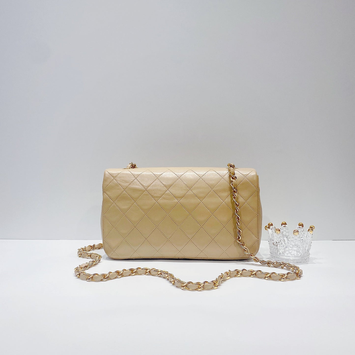 No.3631-Chanel Vintage Lambskin Flap Bag