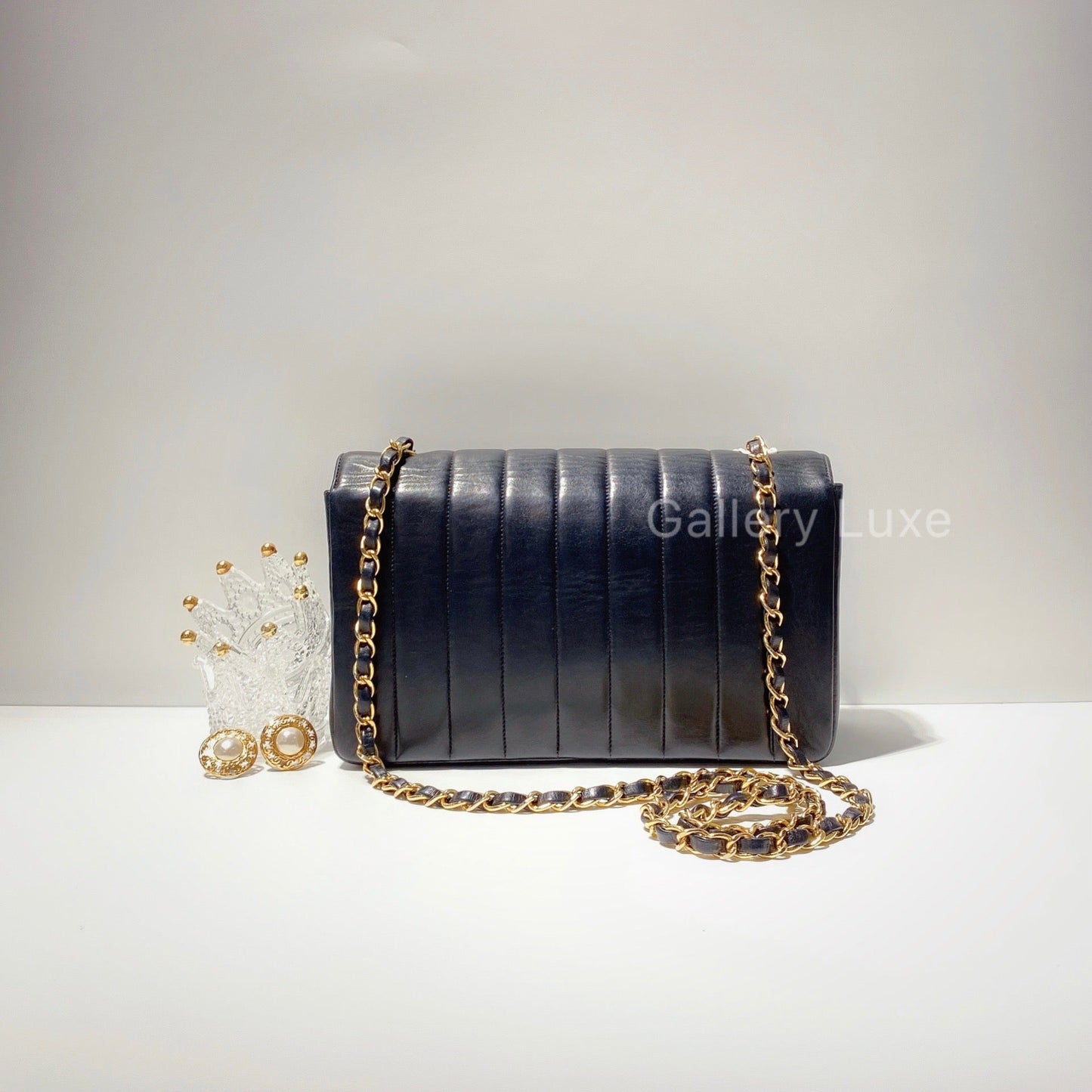 No.2196-Chanel Vintage Lambskin Flap Bag