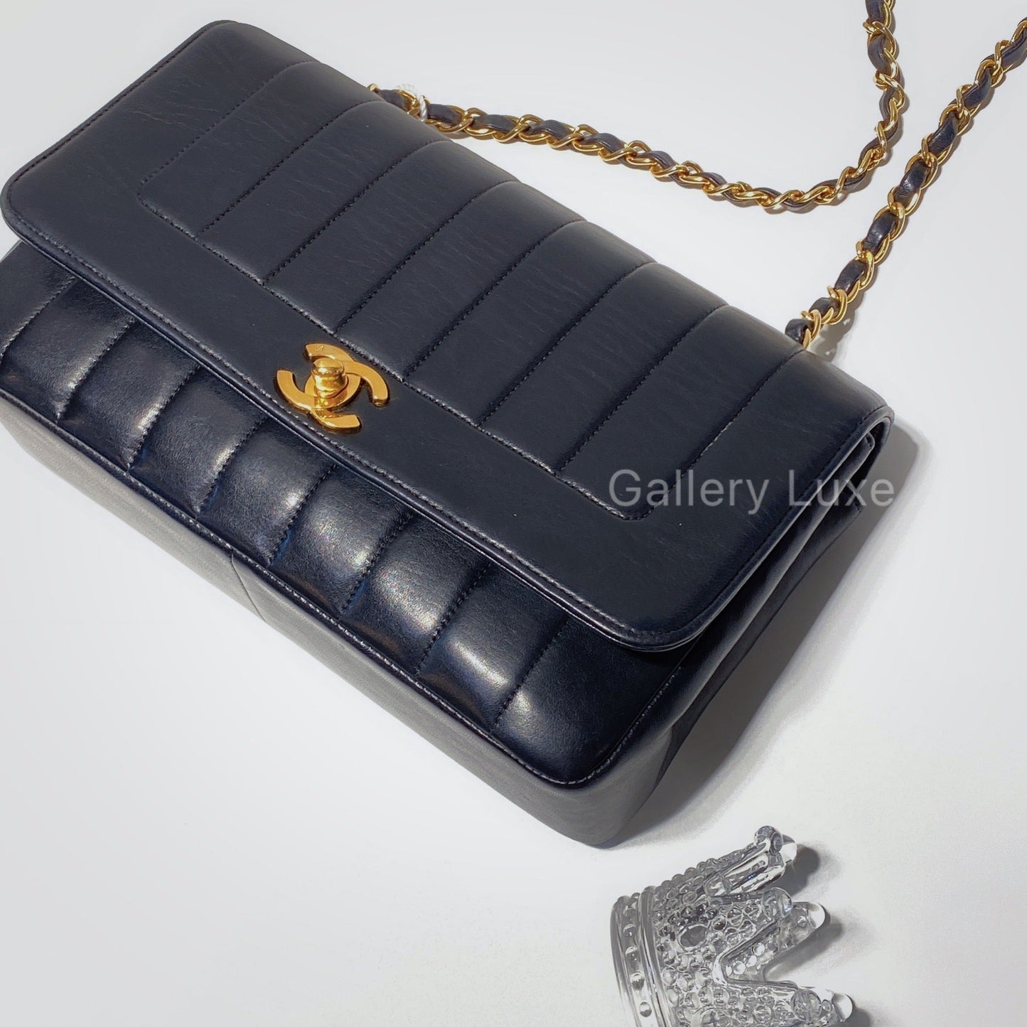 No.2196-Chanel Vintage Lambskin Flap Bag