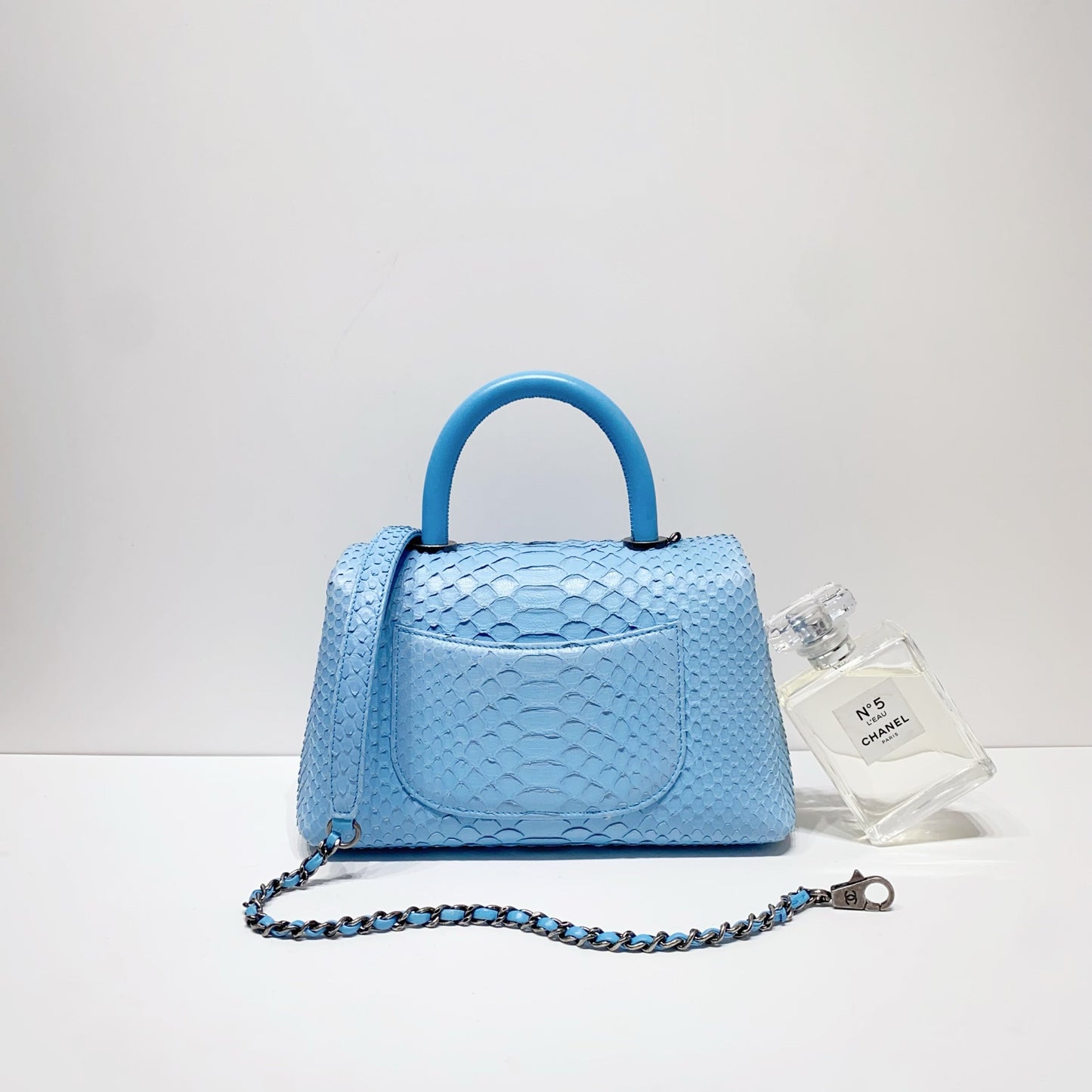 No.4209-Chanel Python Small Coco Handle