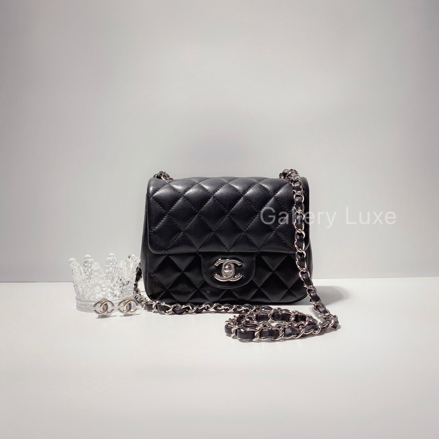 No.2515-Chanel Lambskin Classic Flap Mini 17cm