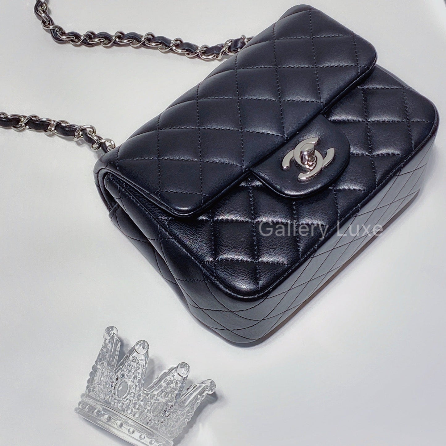 No.2515-Chanel Lambskin Classic Flap Mini 17cm