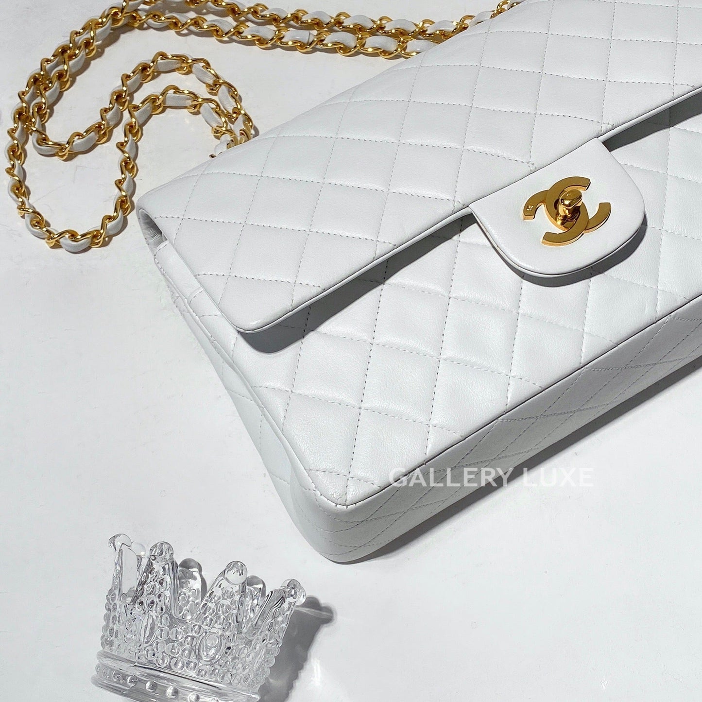 No.2265-Chanel Vintage Lambskin Classic Flap Bag 25cm