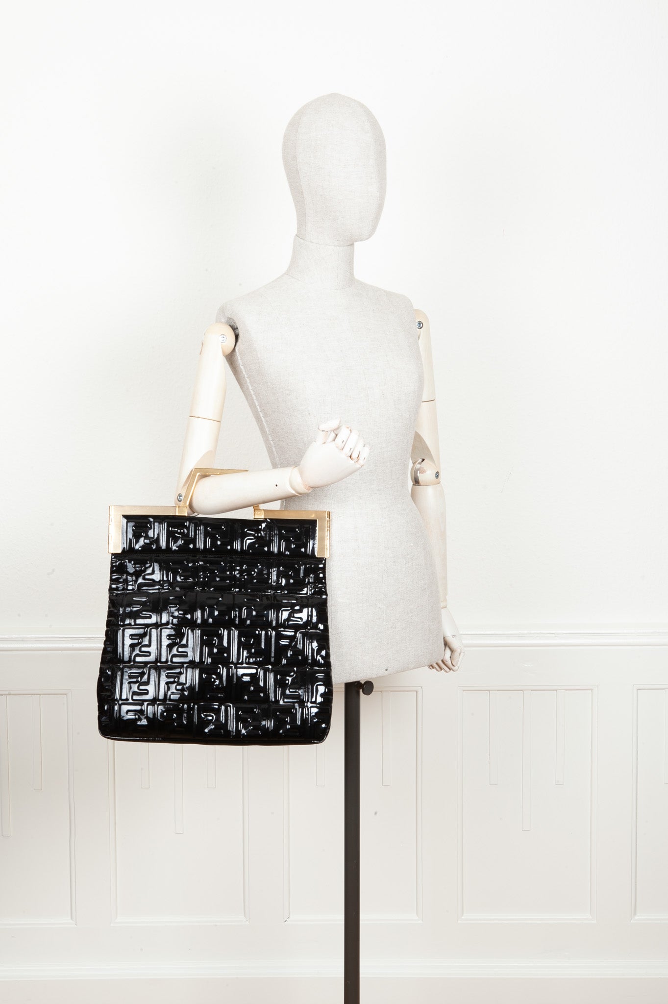 Luxury Fendi FF Clutch Bag