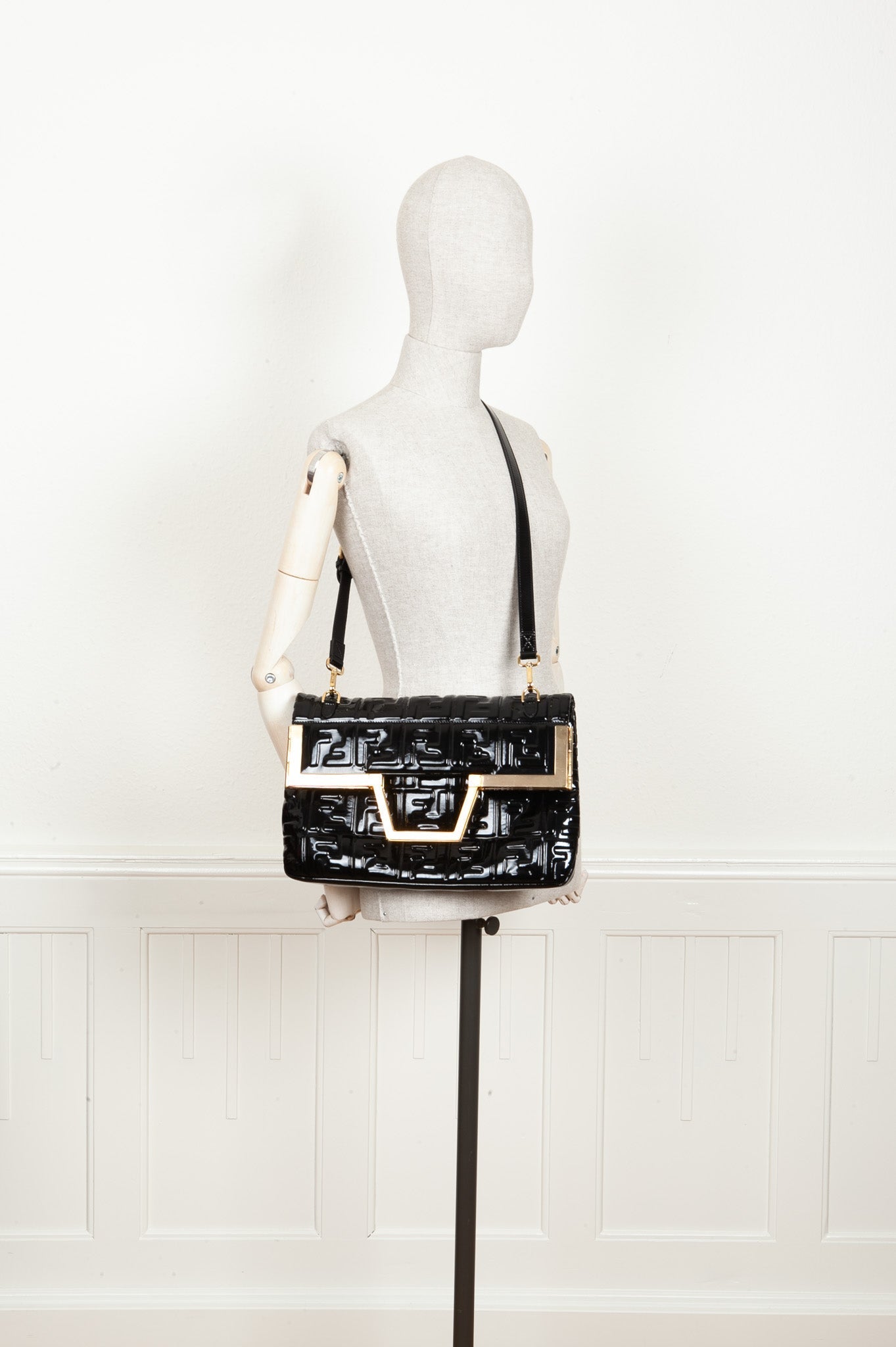 Luxury Fendi FF Clutch Bag
