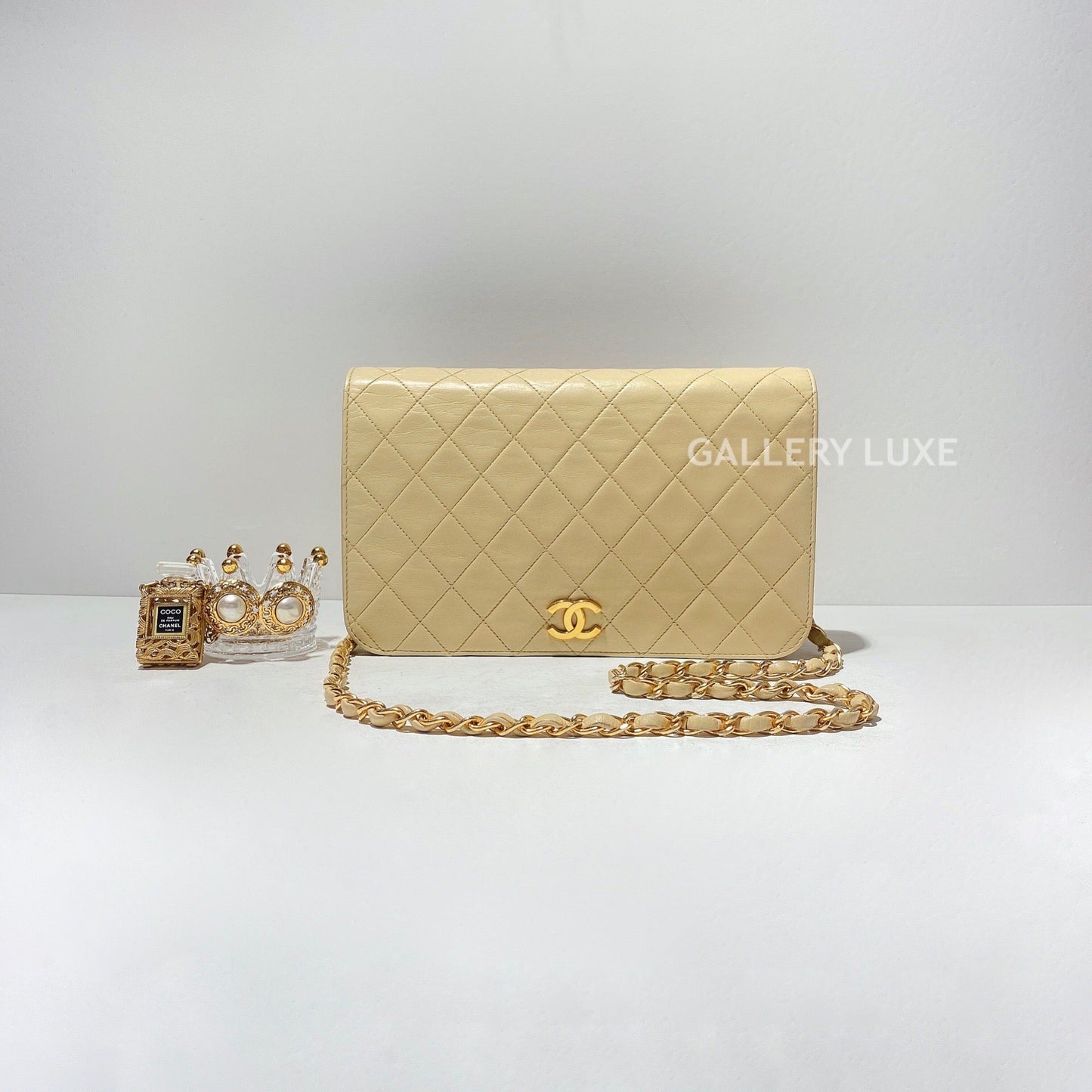 No.2308-Chanel Vintage Lambskin Flap Bag